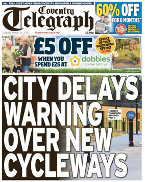Cover of Coventry Telegraph