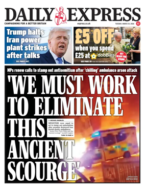 Cover of Daily Express