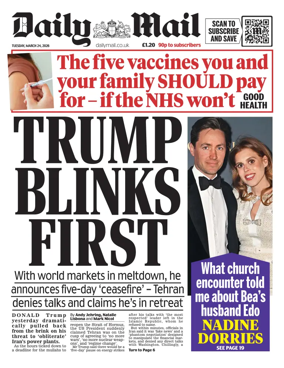 Cover of Daily Mail