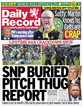 Cover of Daily Record
