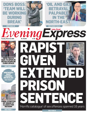 Cover of Evening Express