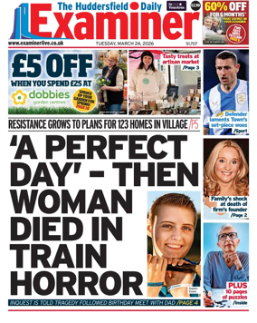 Cover of Huddersfield Daily Examiner