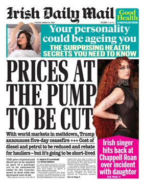 Cover of Irish Daily Mail