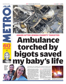 Cover of Metro (UK)