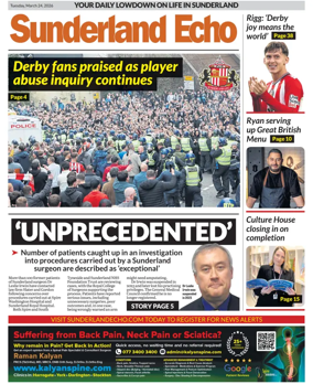 Cover of Sunderland Echo