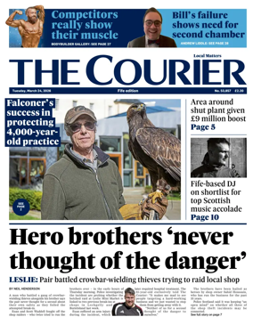 Cover of The Courier & Advertiser (Fife Edition)