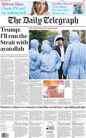 Cover of The Daily Telegraph