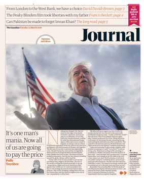 Cover of The Guardian e-paper Journal