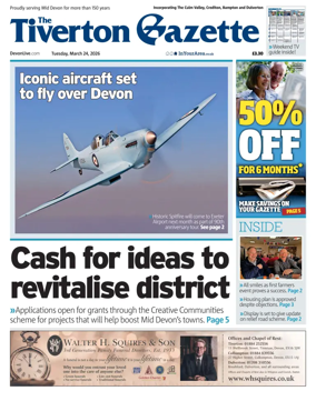 Cover of The Tiverton Gazette