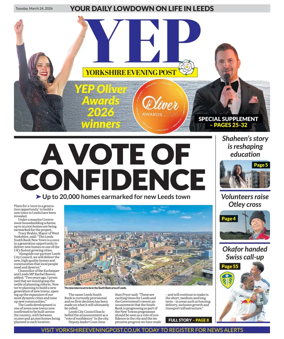 Cover of Yorkshire Evening Post
