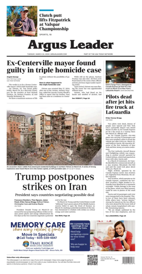 Cover of Argus Leader