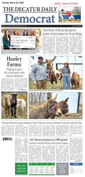 Cover of The Decatur Daily Democrat