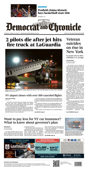 Cover of Democrat and Chronicle