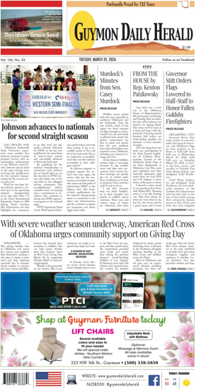 Cover of Guymon Daily Herald