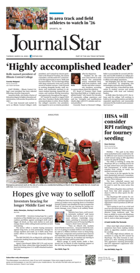 Cover of Journal Star (Peoria)