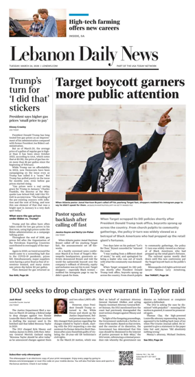 Cover of Lebanon Daily News