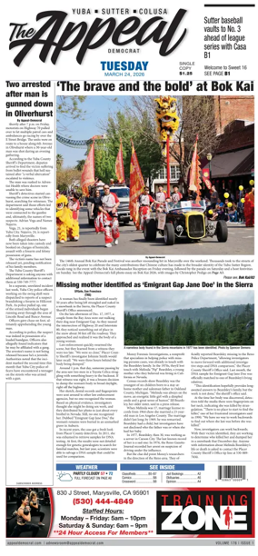 Cover of Marysville Appeal-Democrat