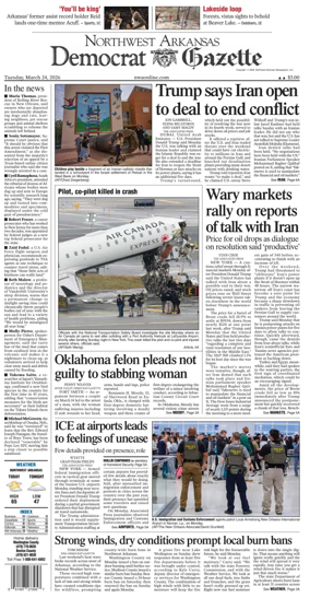 Cover of Northwest Arkansas Democrat-Gazette