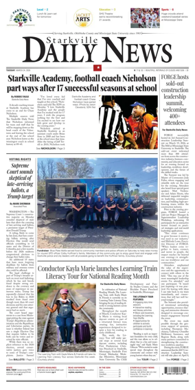 Cover of Starkville Daily News