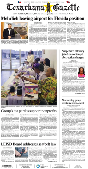 Cover of Texarkana Gazette