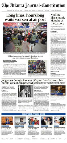 Cover of The Atlanta Journal-Constitution