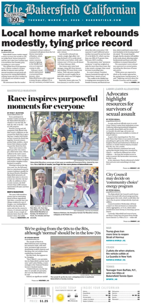 Cover of The Bakersfield Californian