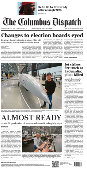 Cover of The Columbus Dispatch