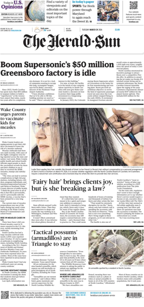 Cover of The Herald Sun