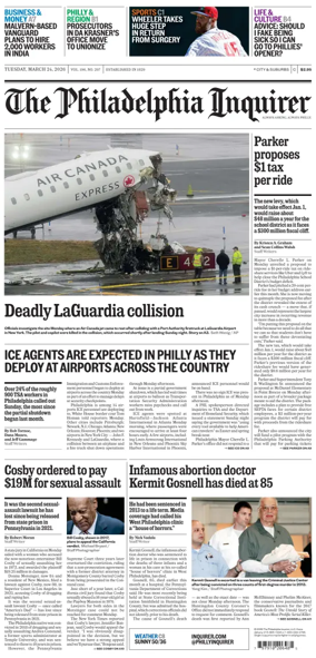 Cover of The Philadelphia Inquirer