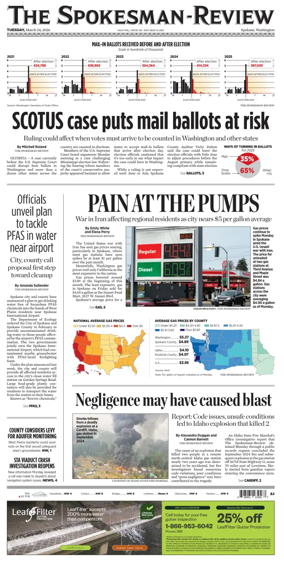 Cover of The Spokesman-Review (Spokane)