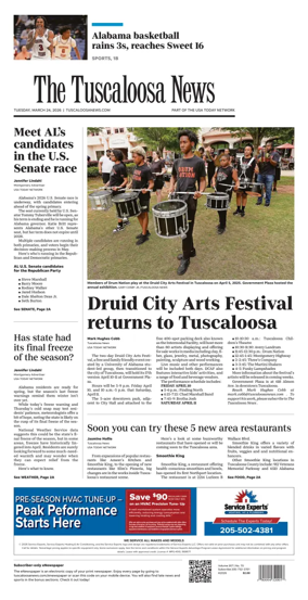 Cover of The Tuscaloosa News