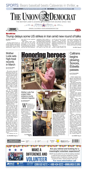 Cover of The Union Democrat