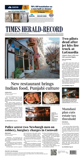 Cover of Times Herald-Record