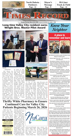 Cover of Valley City Times-Record