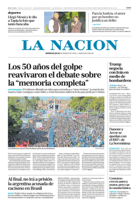 Cover of La Nacion