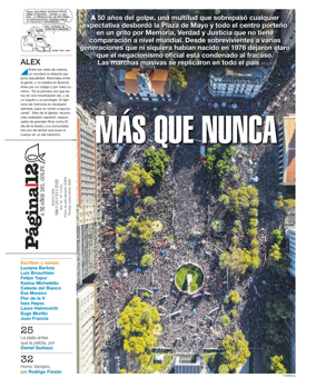 Cover of Pagina 12