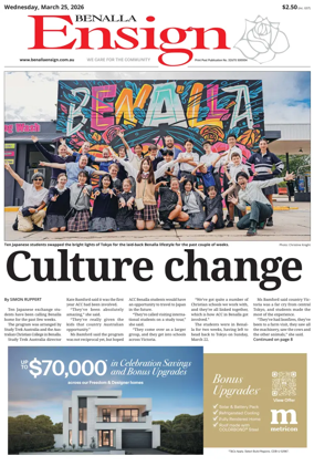 Cover of Benalla Ensign