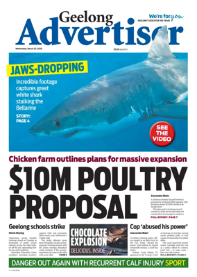 Cover of Geelong Advertiser