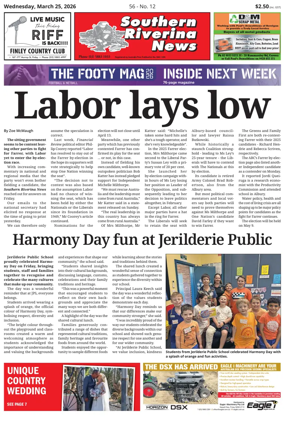 Cover of Southern Riverina news