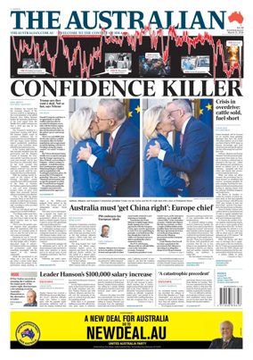 Cover of The Australian