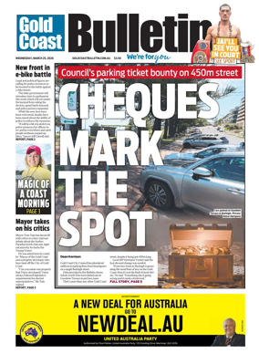 Cover of The Gold Coast Bulletin