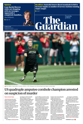 Cover of The Guardian Australia