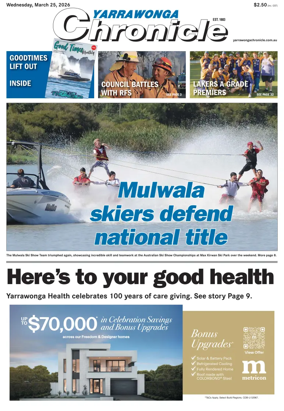 Cover of Yarrawonga Chronicle