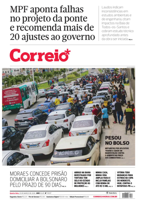 Cover of Correio da Bahia
