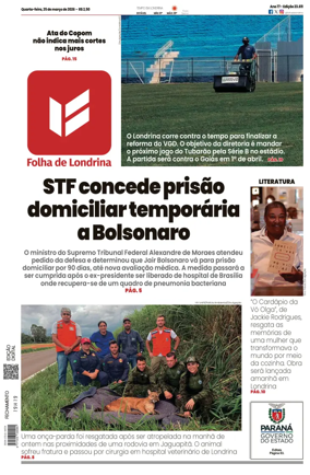 Cover of Folha de Londrina