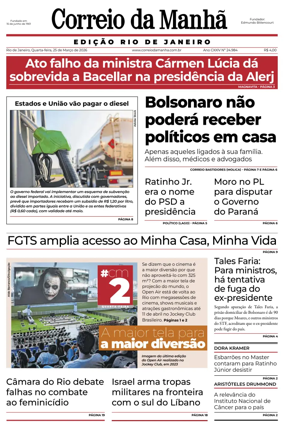 Cover of Jornal Correio da Manha