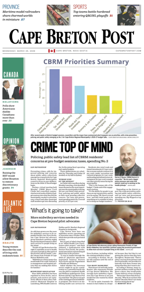Cover of Cape Breton Post