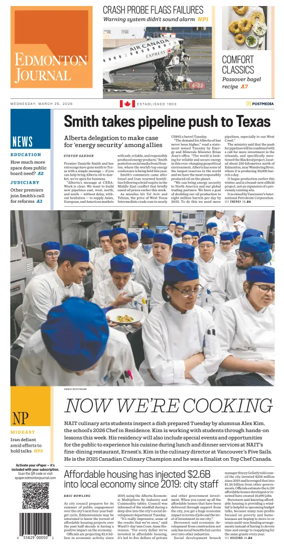 Cover of Edmonton Journal