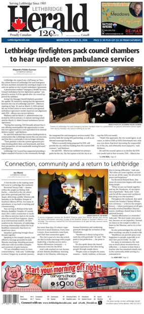 Cover of Lethbridge Herald