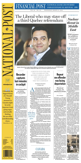 Cover of National Post - (Latest Edition)